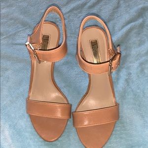 INC nude colored heels size 7